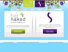 Tablet Screenshot of barnakedproducts.com